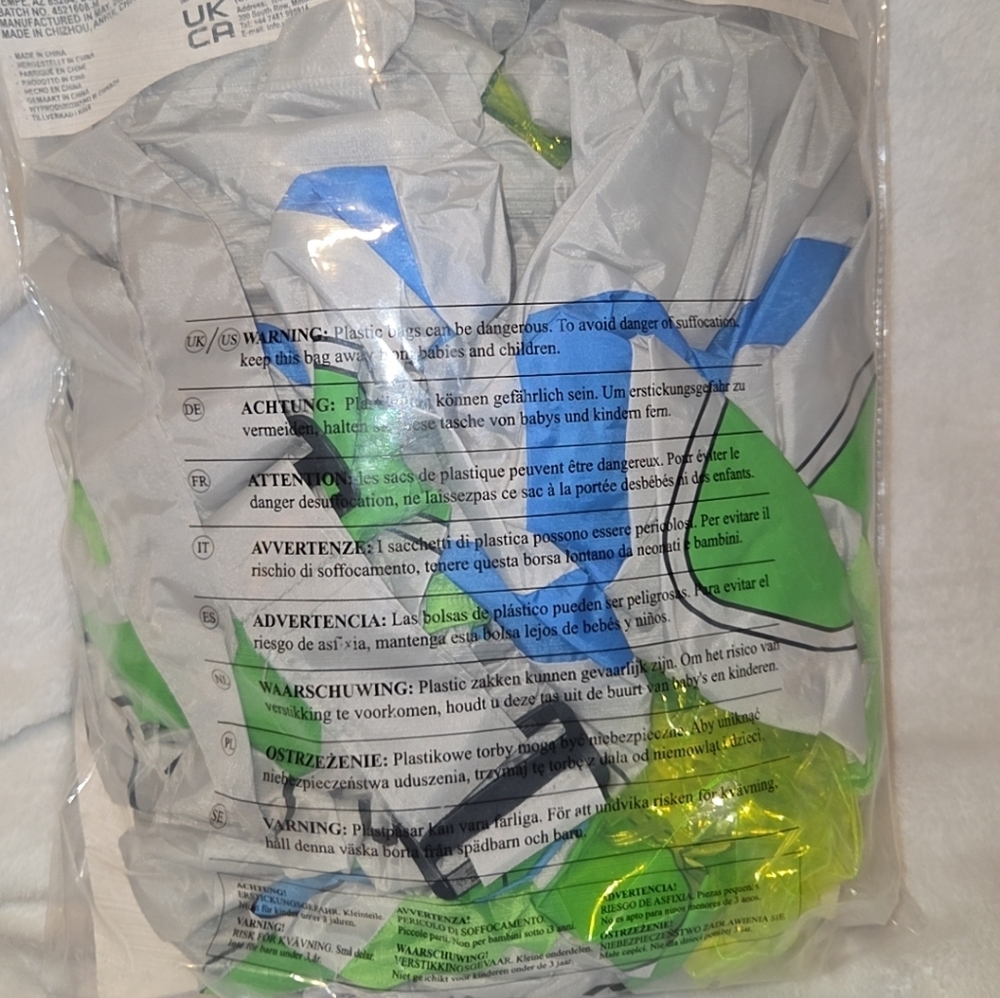 Light Up Spaceship Inflatable Halloween Costume Child Size Age 7-10yrs New - Picture 6 of 6